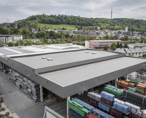 Neubau Lager- und Transportüberdachung in Trier